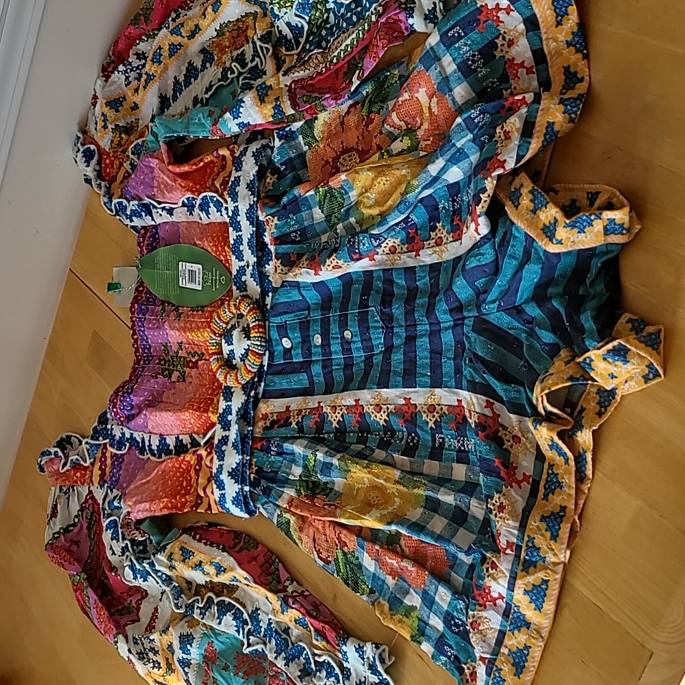 NWT FARM Rio Summer Stitches Romper - Picture 15 of 16